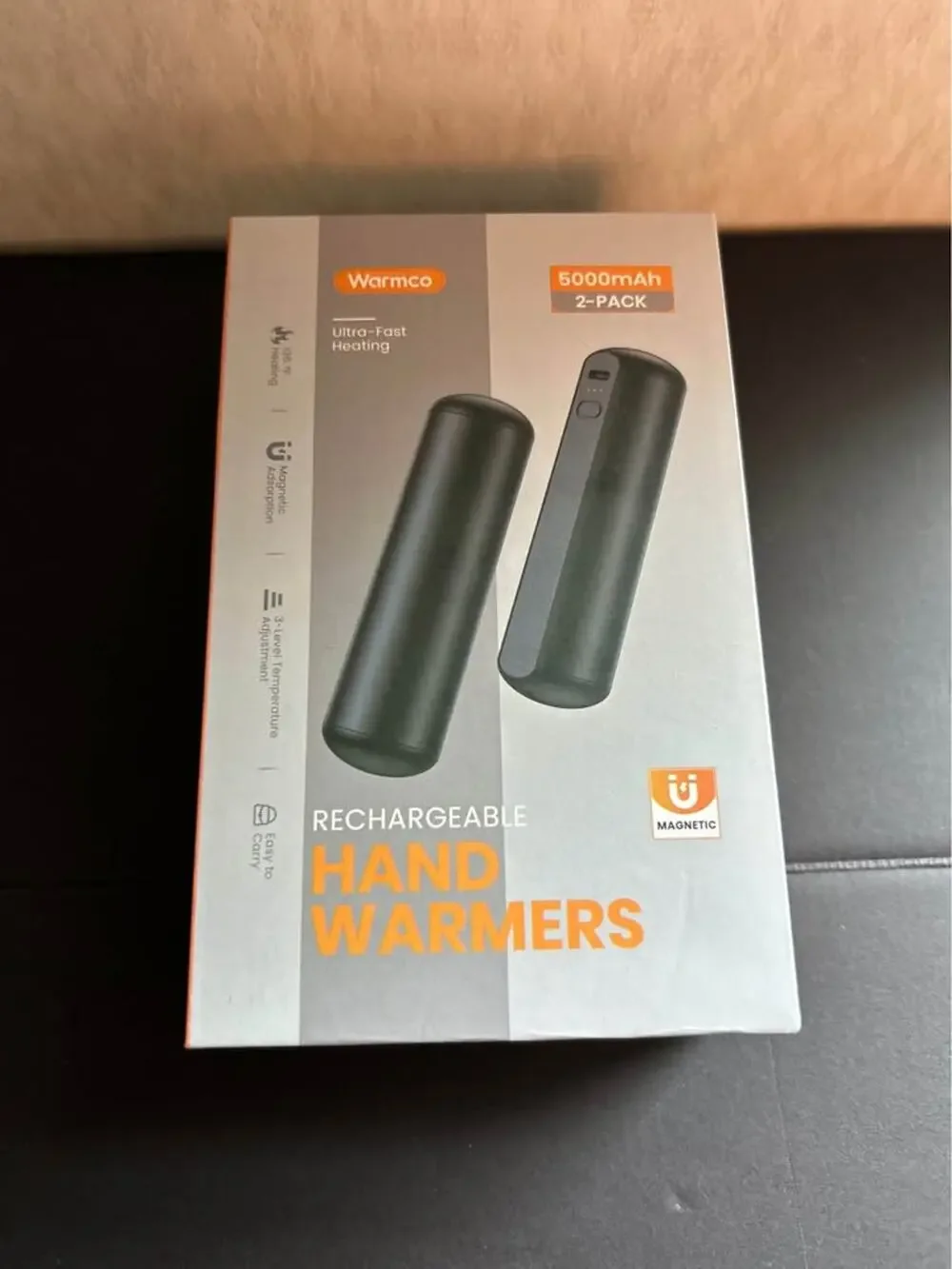 Warmco Rechargeable Hand Warmers 2-Pack
